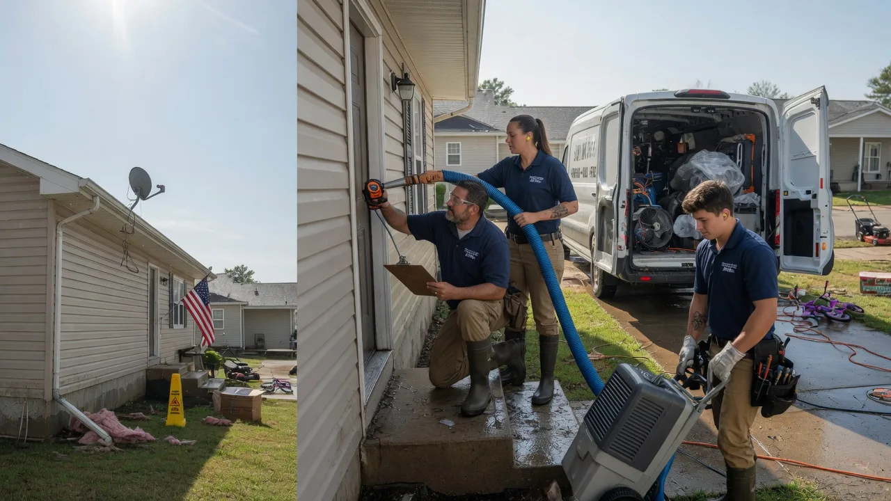 Ceiling Water Damage Restoration in Edson, KS near me